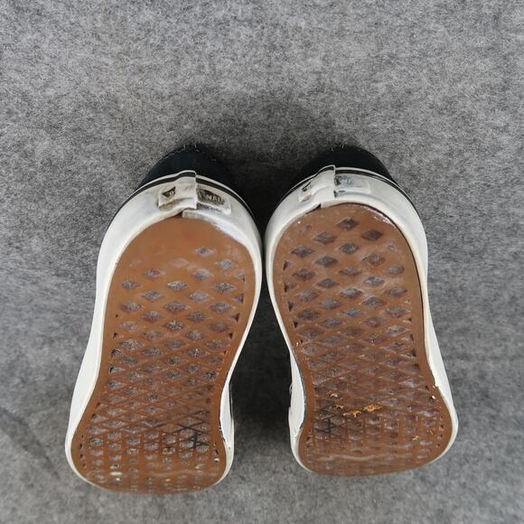 Vans Shoes Women 6.5 Platform Sneaker Old Skool Skate Casual Black Canvas Suede - Picture 13 of 13